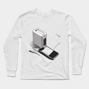 High-Speed Multi-Port USB Charger Graphic No. 807 Long Sleeve T-Shirt